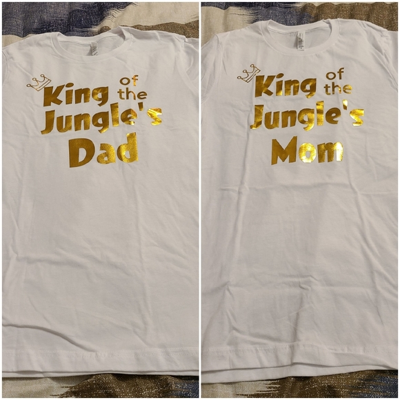 King of the Jungle Parent T-shirts - Picture 1 of 8